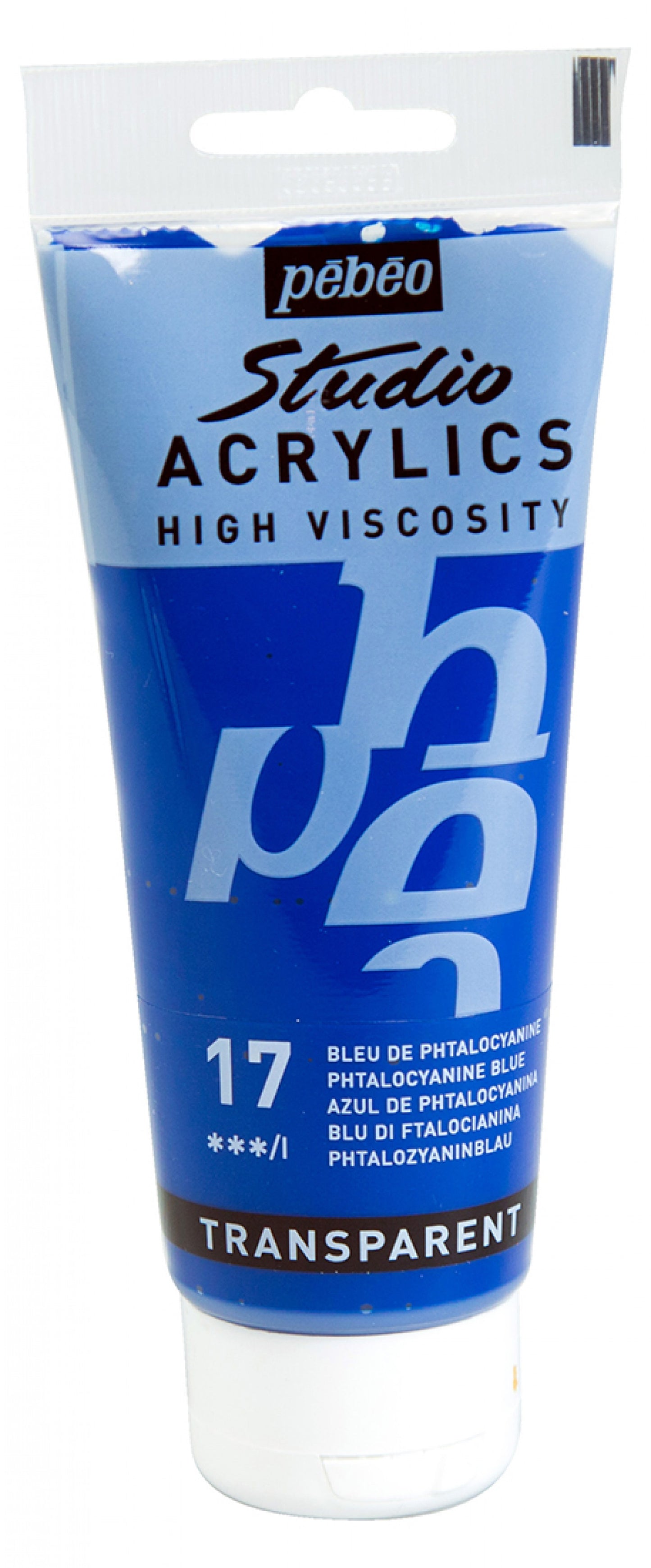 ACRILICA PEBEO STUDIO HV 100ML 17 AZUL DE FITALOCIANINA 831017