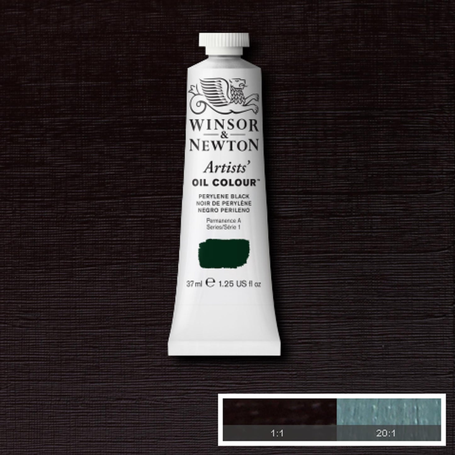 OLEO WINSOR NEWTON ARTISTS 037ML 505 PERYLENE BLACK S1