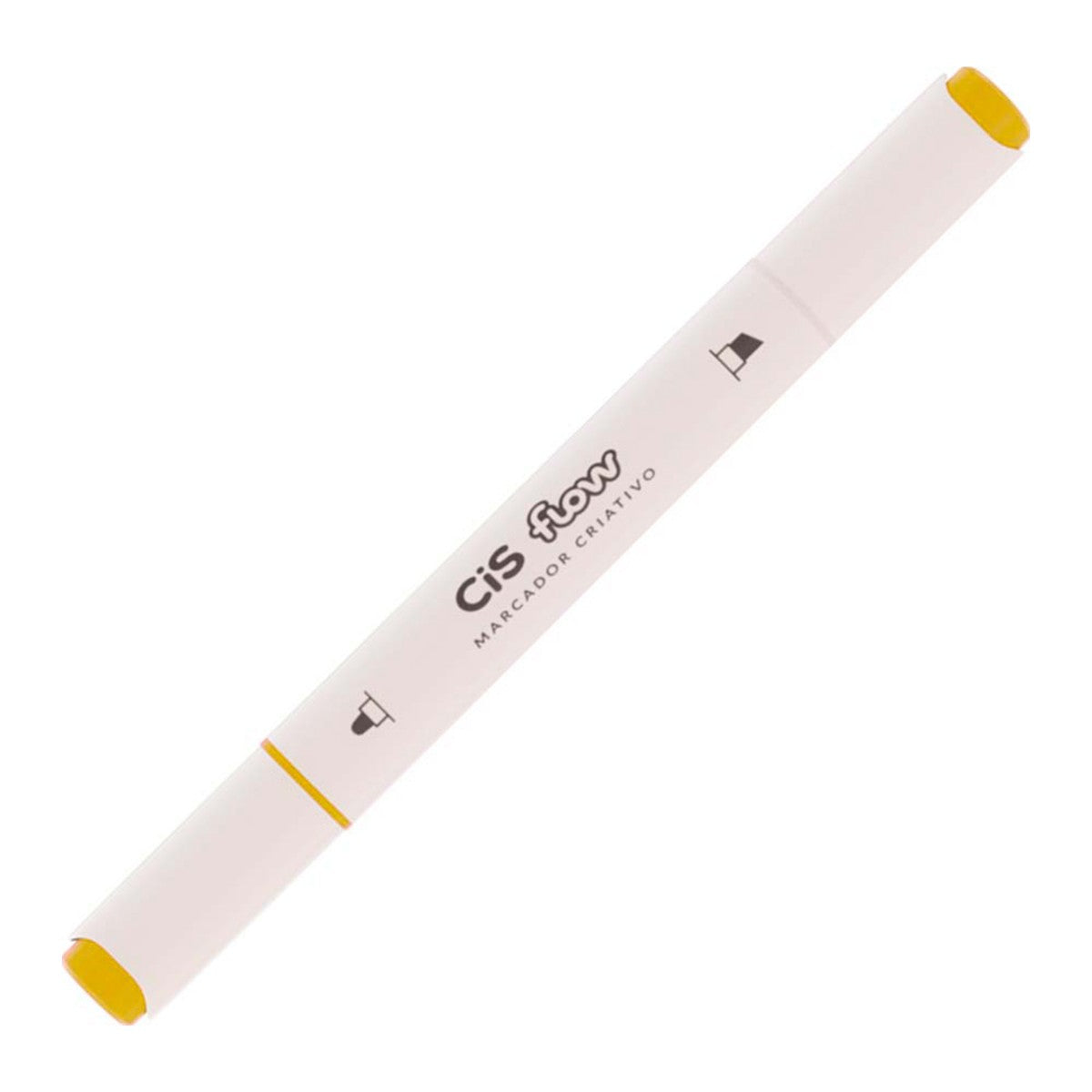 MARCADOR CRIATIVO CIS FLOW DUPLA 129 AREIA