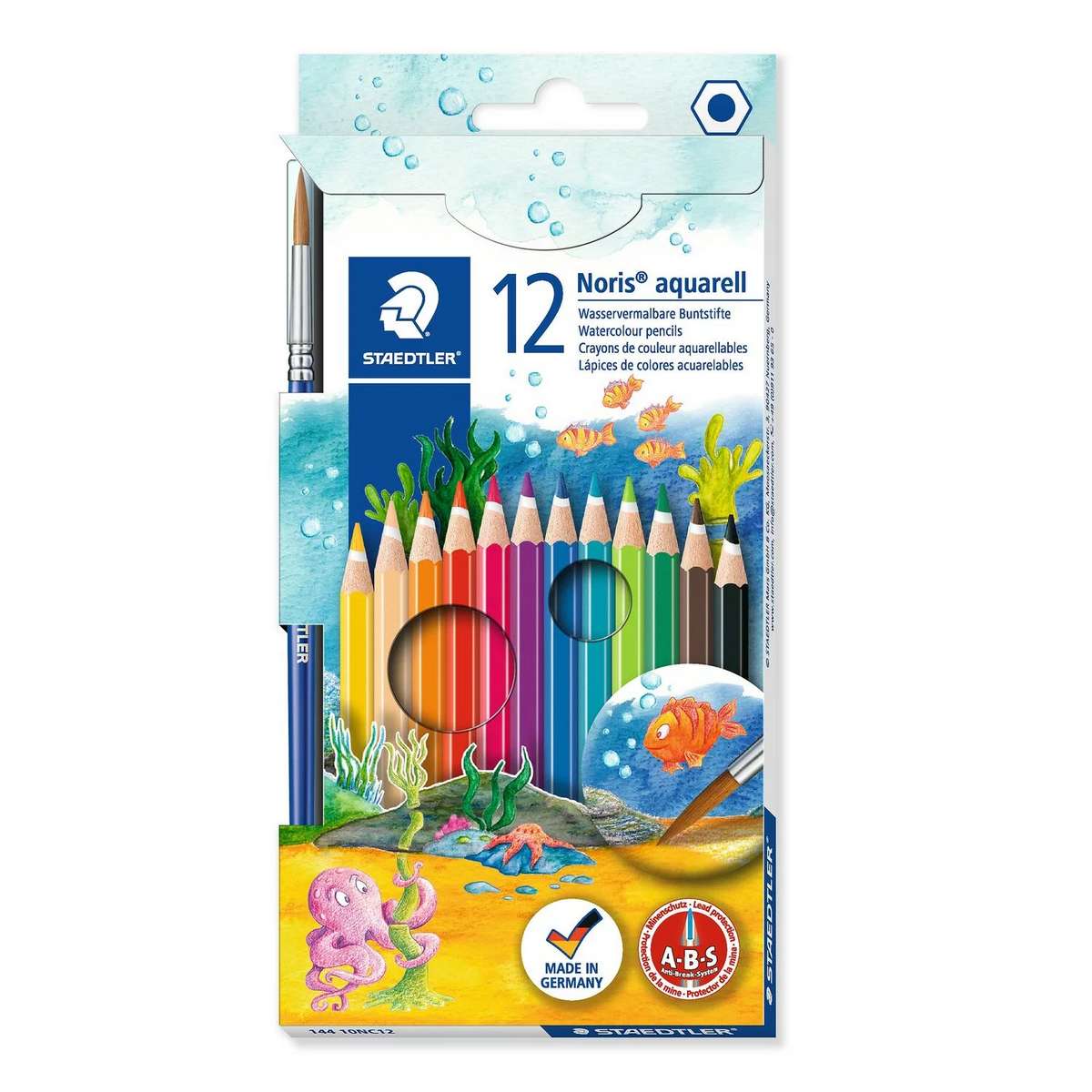 LAPIS DE COR AQUARELAVEL NORIS 12 CORES
