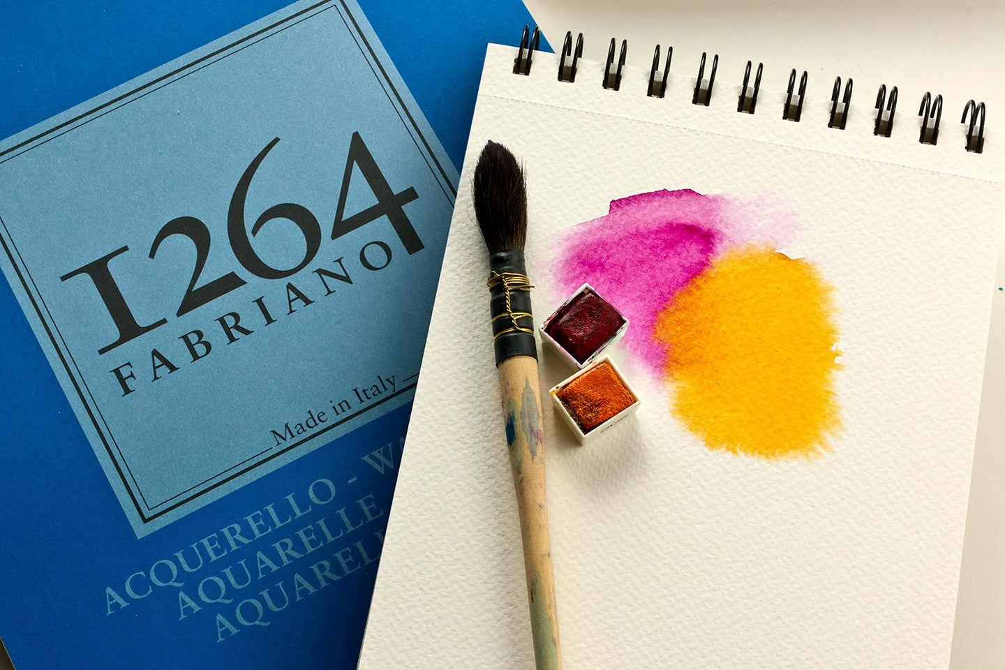 BLOCO FABRIANO 1264 WATERCOLOUR 300G/M2 A5 25% COTTON 20FLS