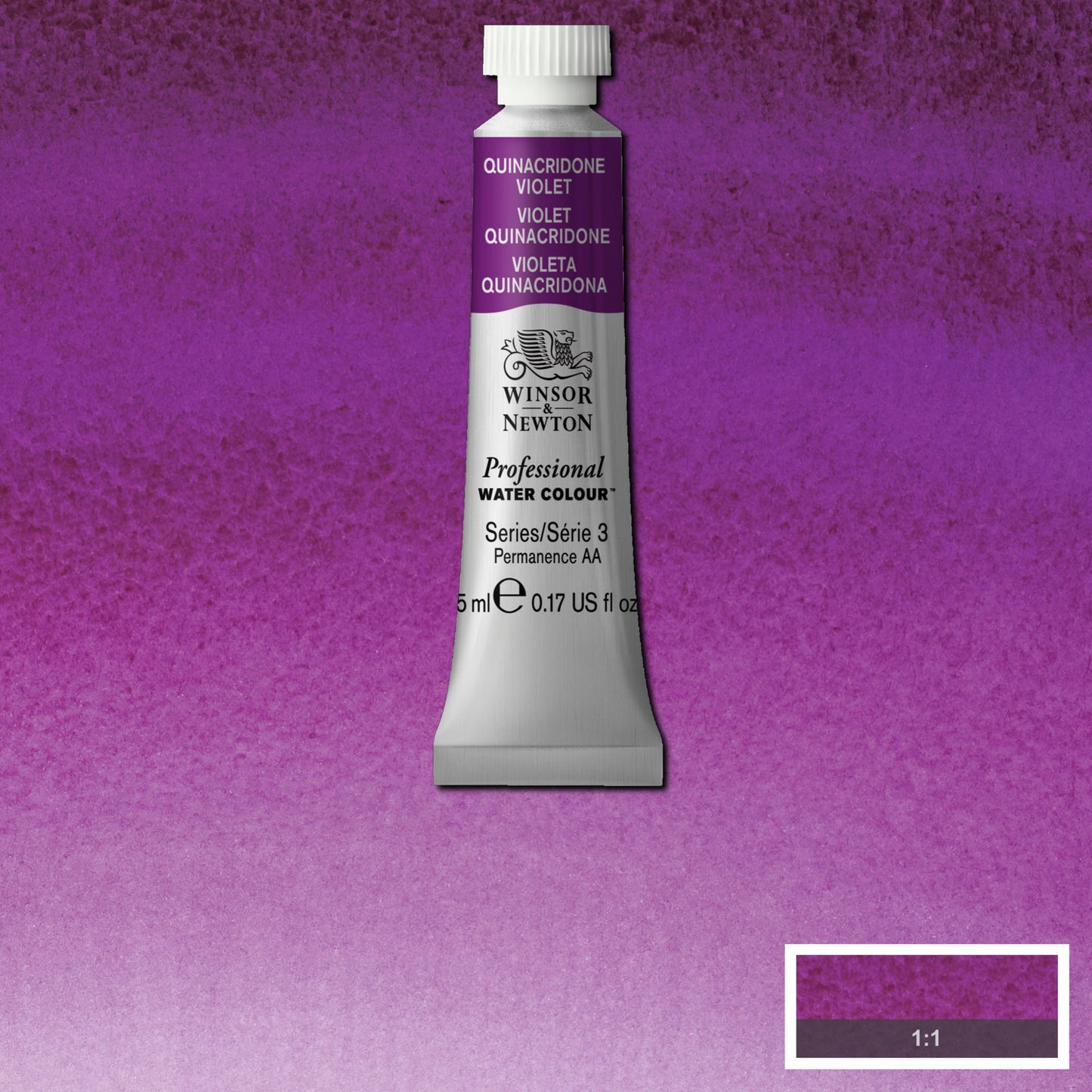 AQUARELA WINSOR NEWTON ARTISTS 5ml 550 QUINACRIDONE VIOLET S3