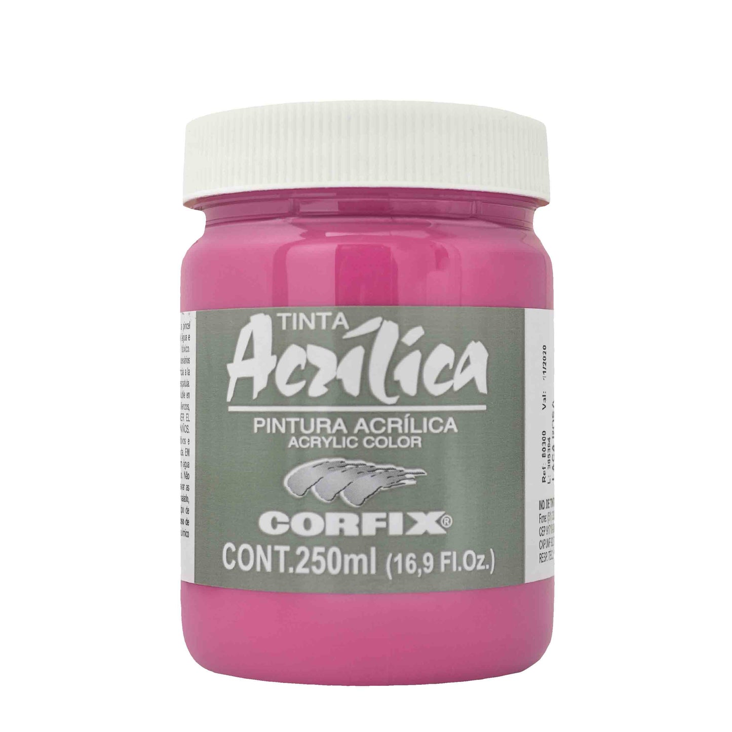 ACRILICA CORFIX 250ML 61 LACA ROSA
