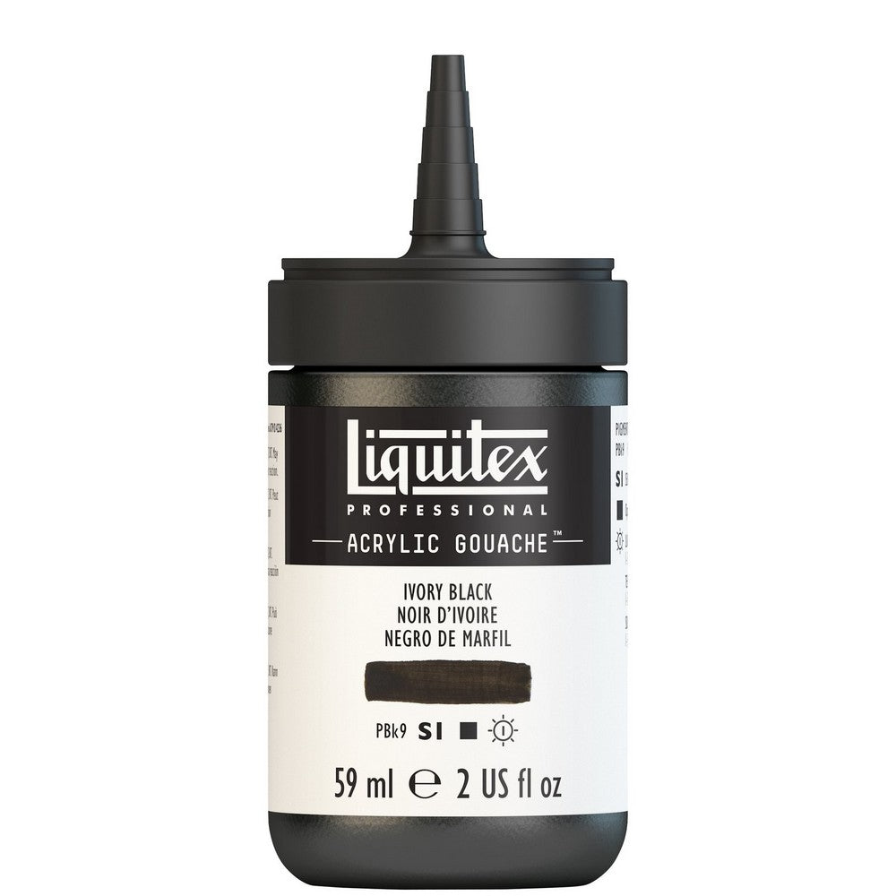 ACRILICA GOUACHE LIQUITEX 59ML 244 IVORY BLACK