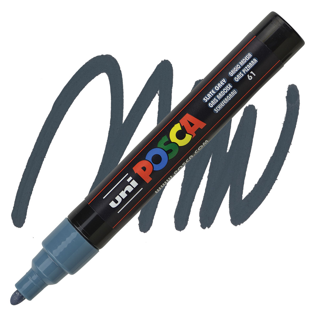 CANETA POSCA PC-5M 61 CINZA ARDOSIA