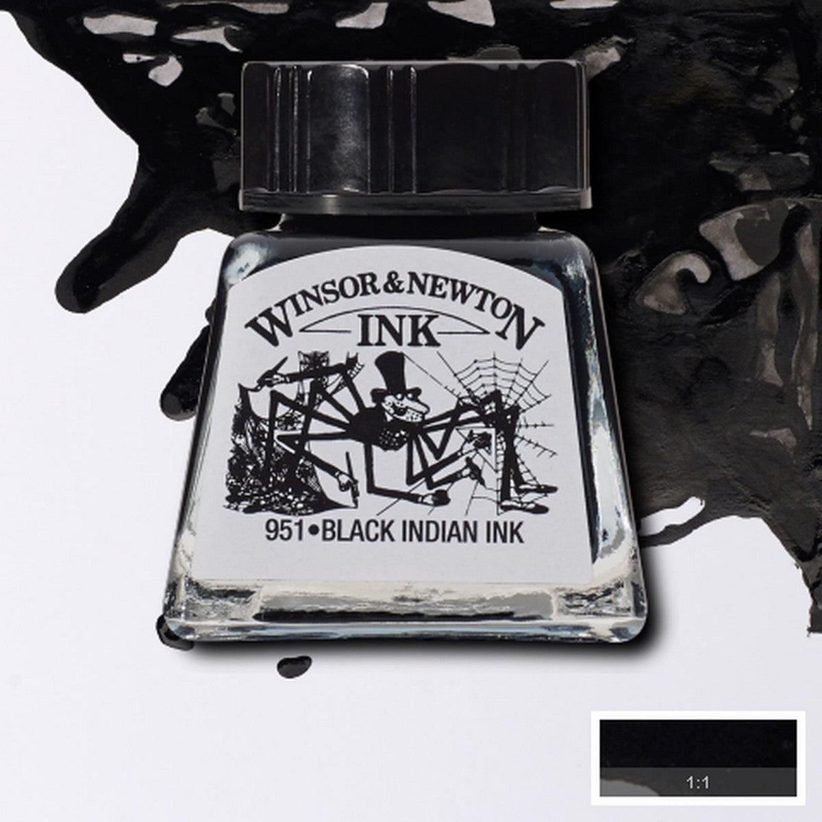 DRAWING INKS WINSOR NEWTON 14ML 030 INDIAN BLACK 1005030