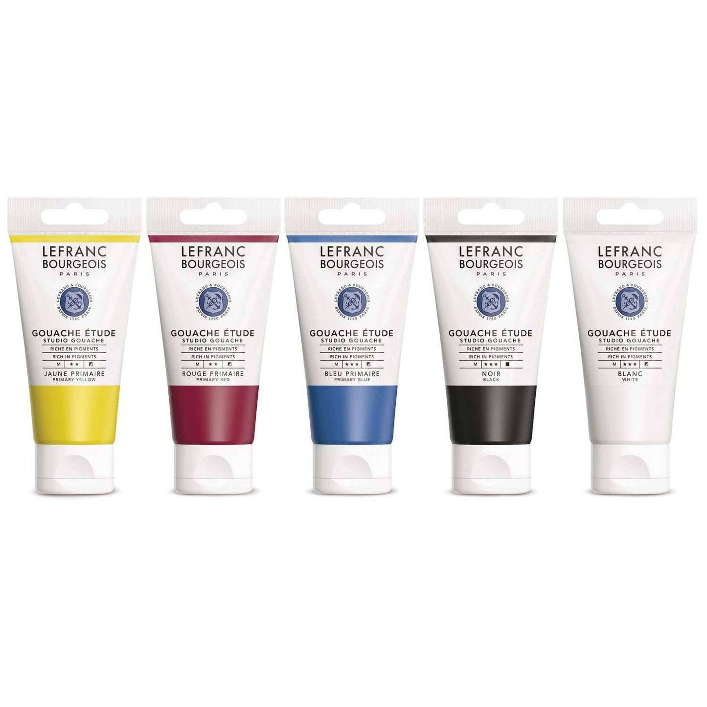ESTOJO GOUACHE LEFRANC BOURGEOIS STUDIO 05 CORES 80ML 301241
