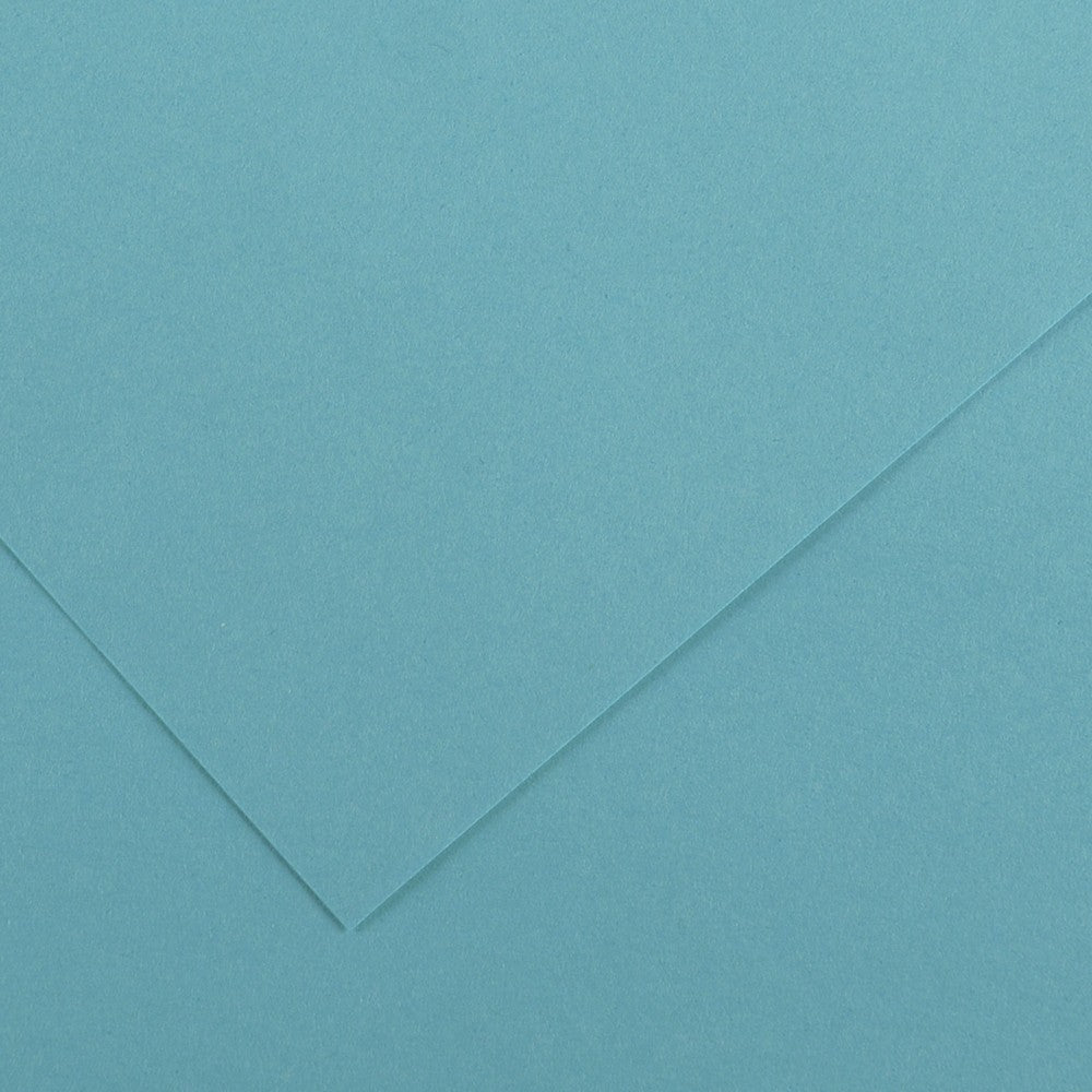 PAPEL CANSON COLOR 120G/M2 AZUL TURQUESA A4