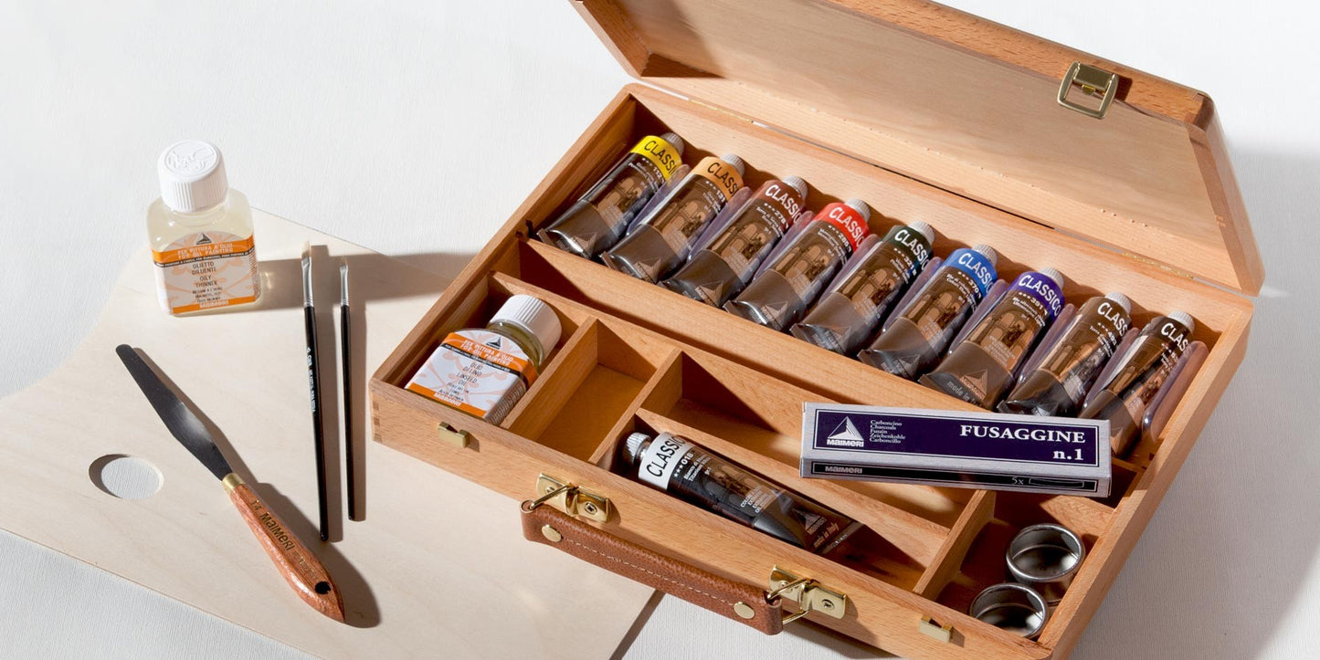 ESTOJO OLEO MAIMERI CLASSICO BEECHWOOD BOX 10 TBS 60ML 25X35