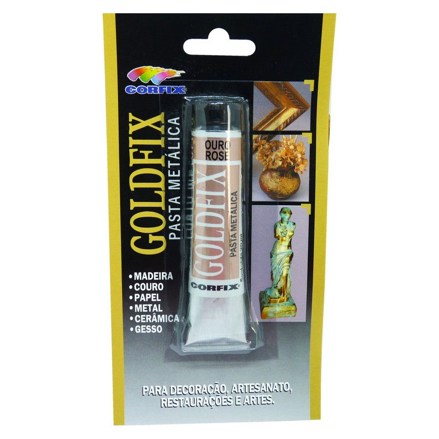 PASTA METALICA CORFIX GOLDFIX OURO ROSE 20ml