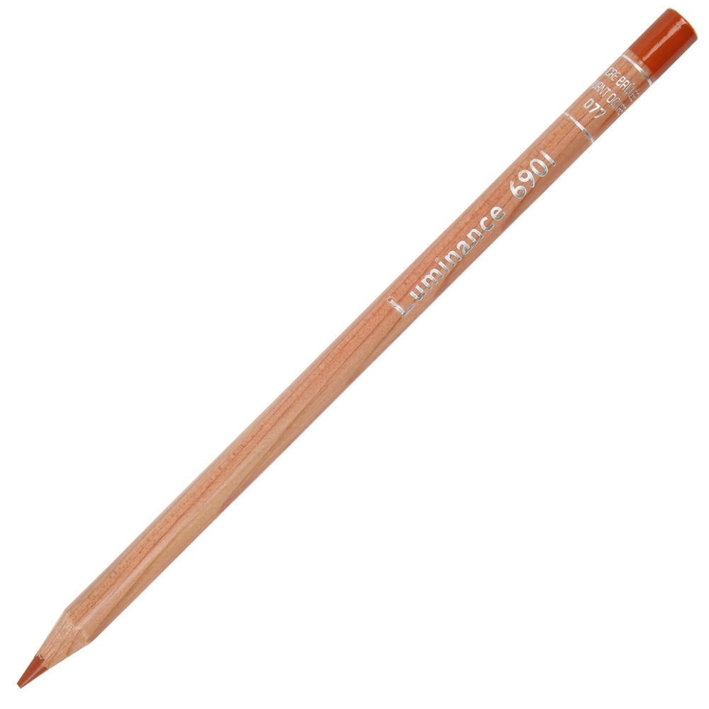 LAPIS COR CARAN D´ACHE LUMINANCE 077 BURNT OCHRE 6901077