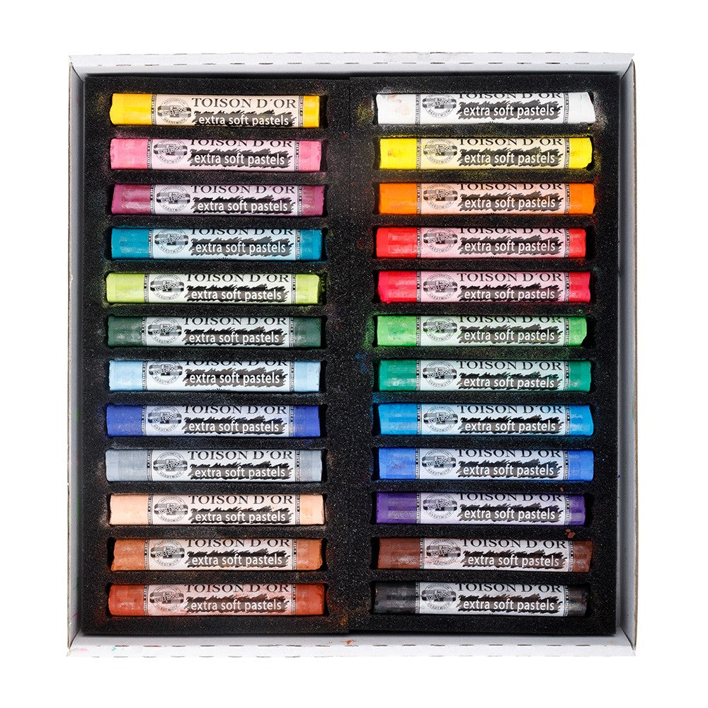 PASTEL SECO SOFT TOISON DOR EXTRA MACIO 24 CORES