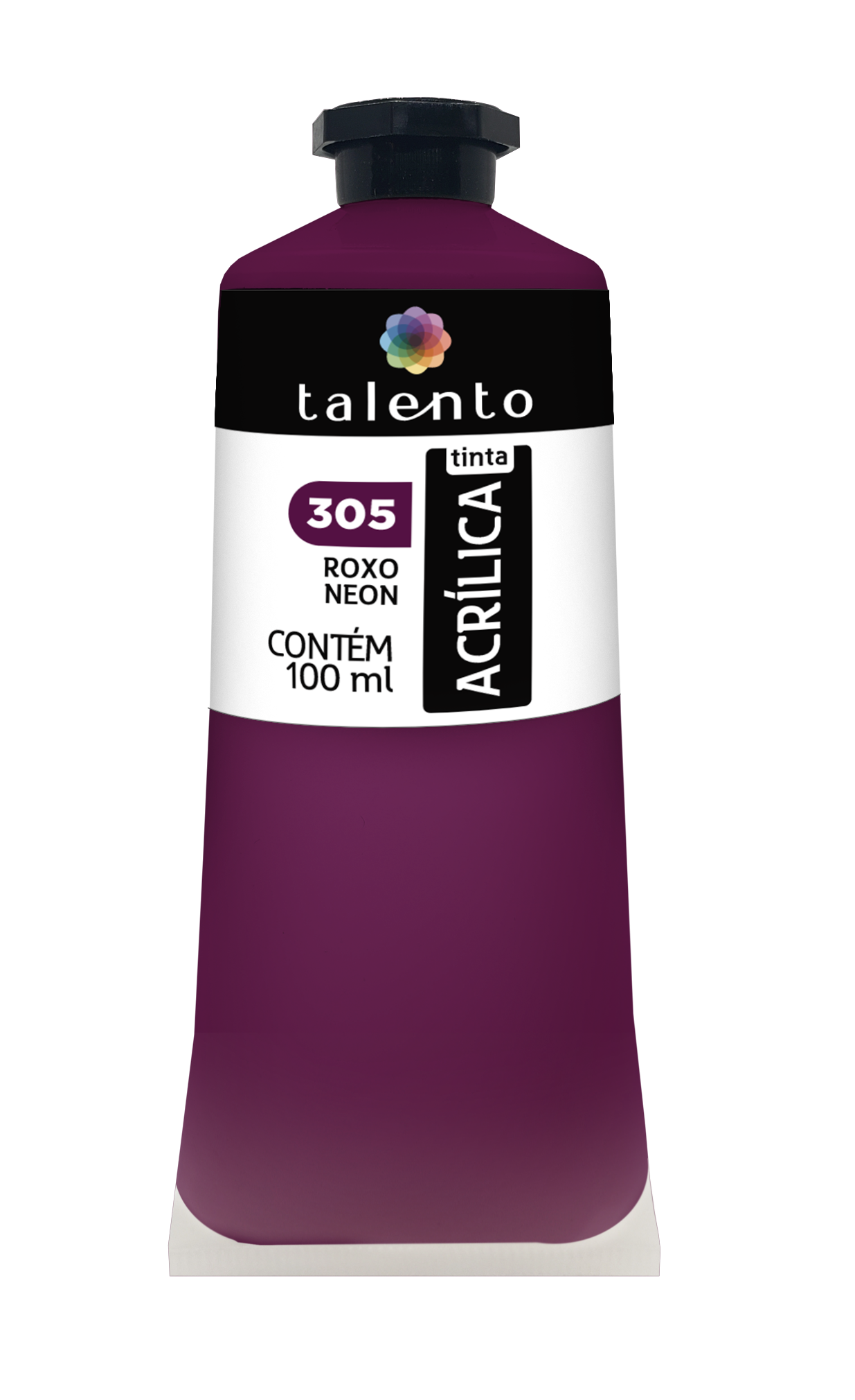 ACRILICA TALENTO 100ML 305 ROXO NEON
