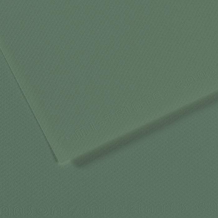 PAPEL CANSON MI-TEINTES 160g/m2 A2 190 VERDE SALVIA