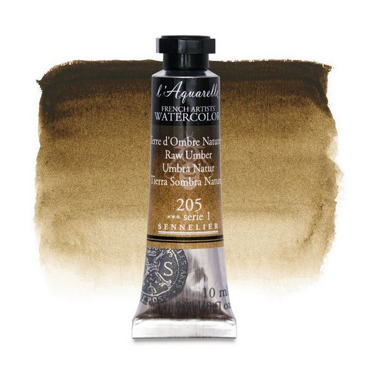 AQUARELA SENNELIER L'AQUARELLE 205 RAW UMBER 10ML S1