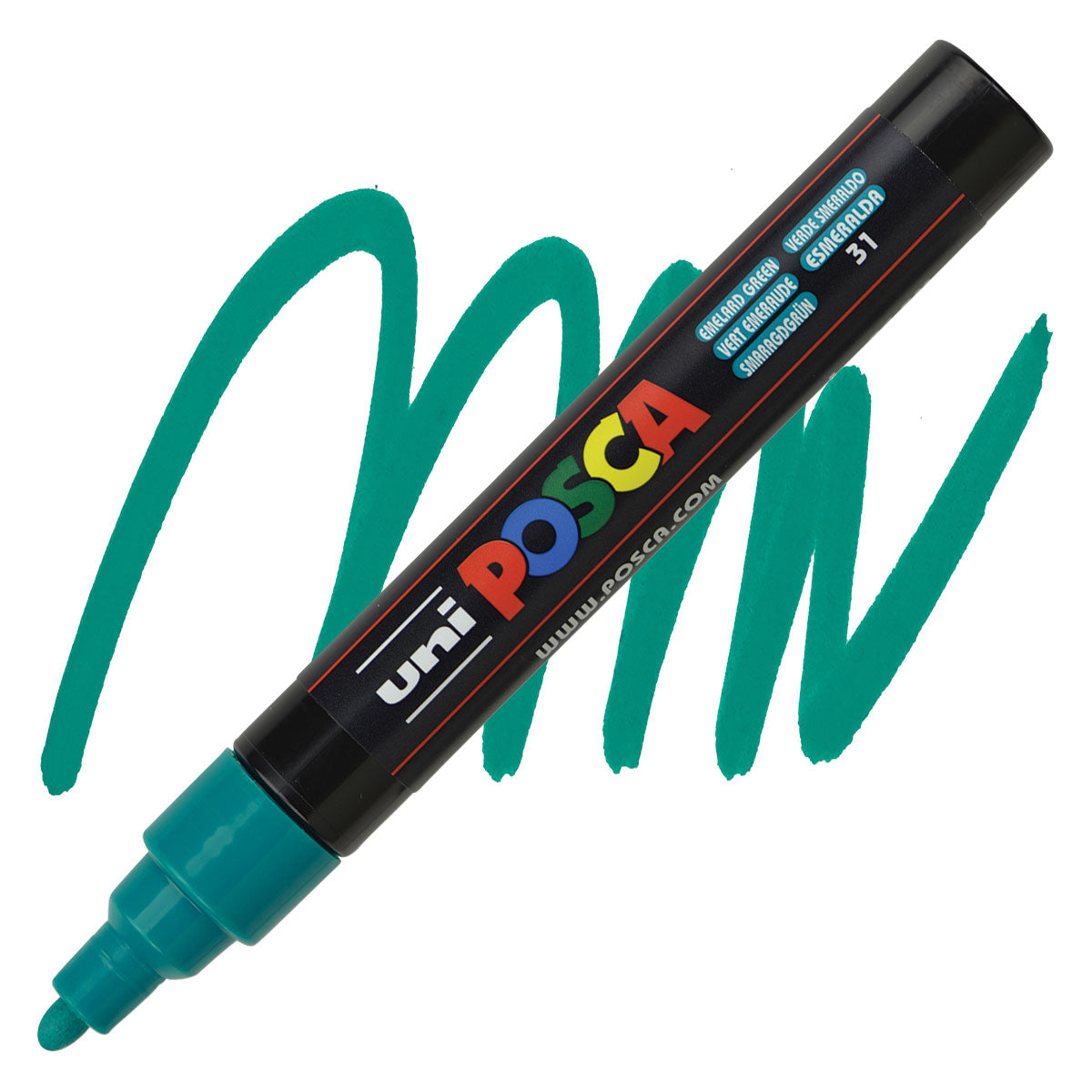CANETA POSCA PC-5M 31 VERDE ESMERALDA