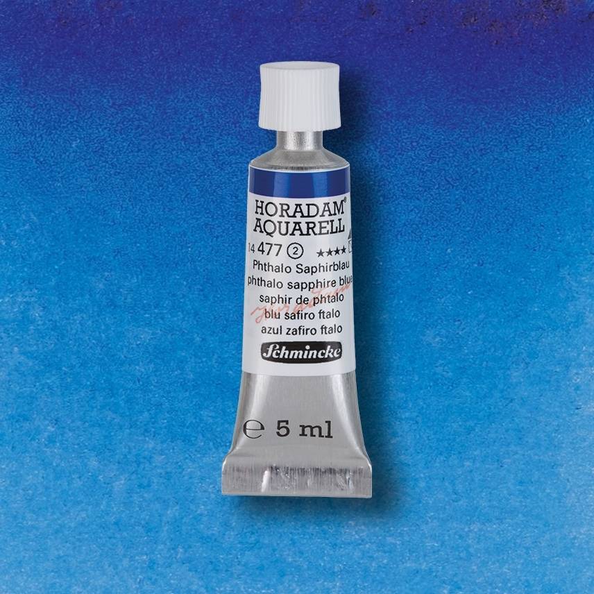 AQUARELA SCHMINCKE HORADAM 5ml 477 Phthalo Sapphire Blue S2