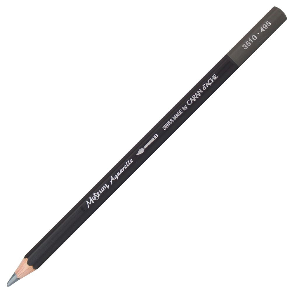 LAPIS AQUARELAVEL CARAN D´ACHE MUSEUM 495 GRIS PIZARRA 3510495