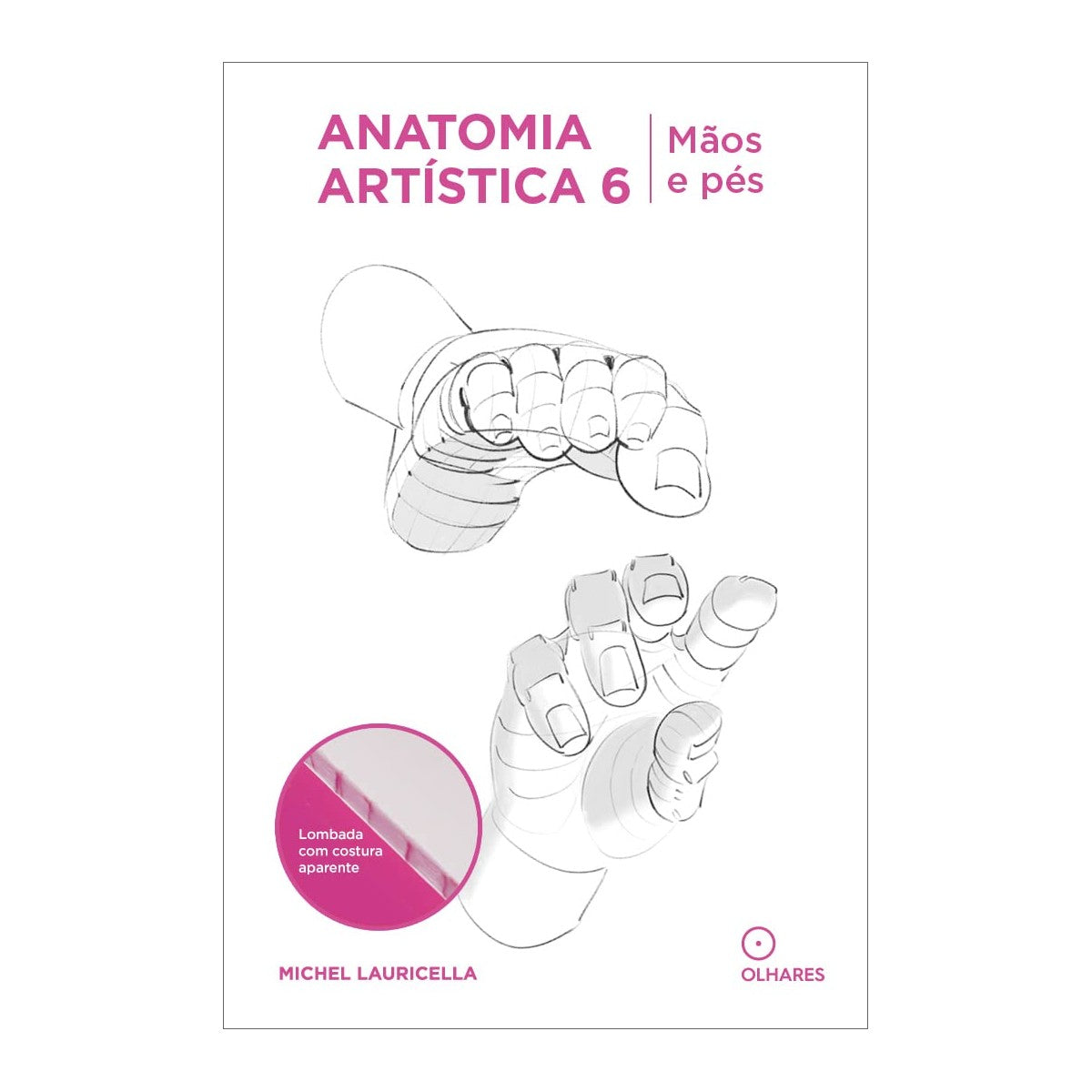 LIVRO "ANATOMIA ARTISTICA KIT 1, 2, 3, 4, 5 e 6" M. LAURICELLA