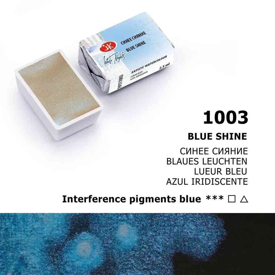 AQUARELA WHITE NIGHTS 1003 CINTILANTE BLUE SHINE FULL PAN