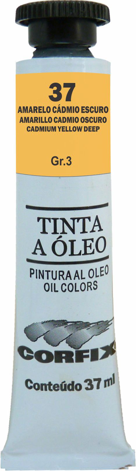 OLEO CORFIX 37ML 37 AMARELO CADMIO ESCURO