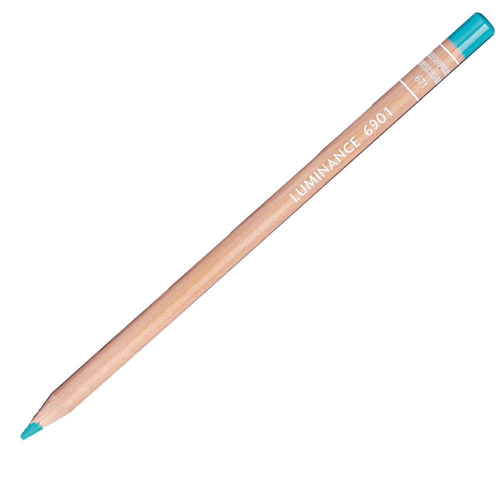 LAPIS COR CARAN D´ACHE LUMINANCE 671 CHRYSOCOLLA BLUE 6901671