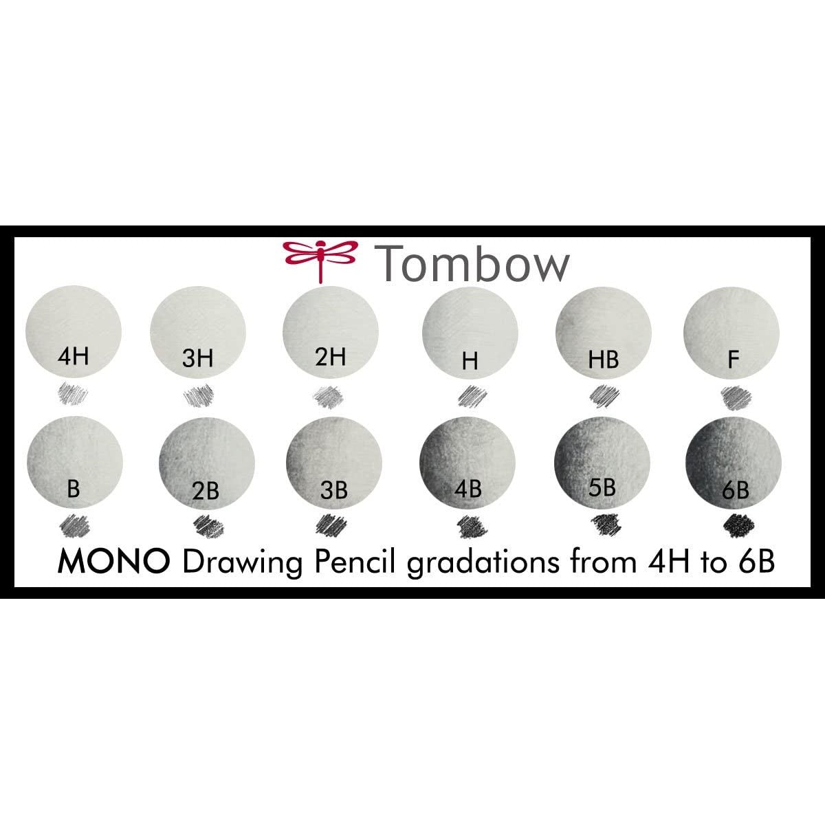 LAPIS GRADUADO TOMBOW MONO HOMO-GRAPH 6B