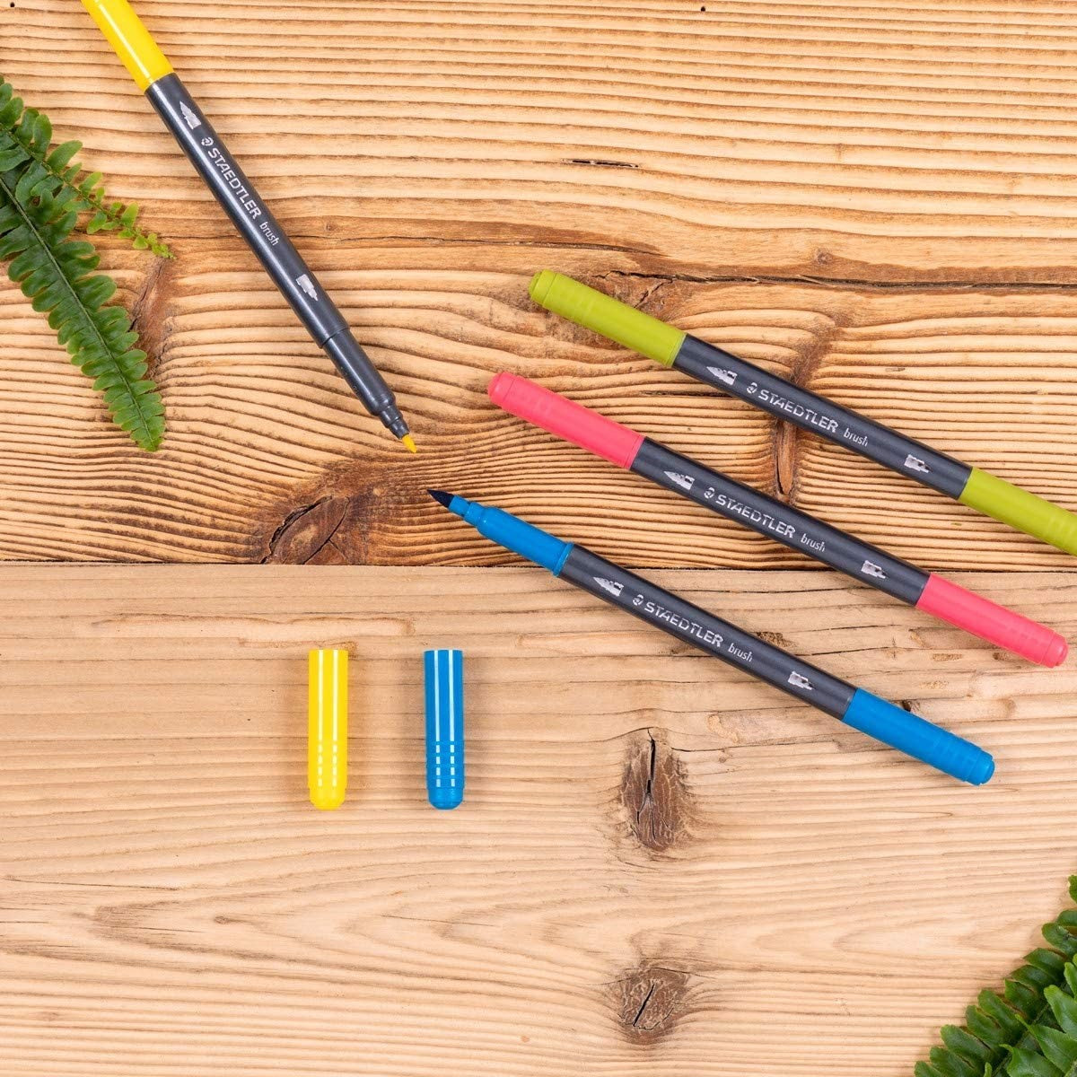 CANETA STAEDTLER BRUSH PEN 36 CORES PONTA DUPLA 3001TB36