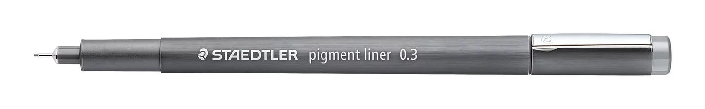 CANETA STAEDTLER PIGMENT LINER 0.3MM CINZA