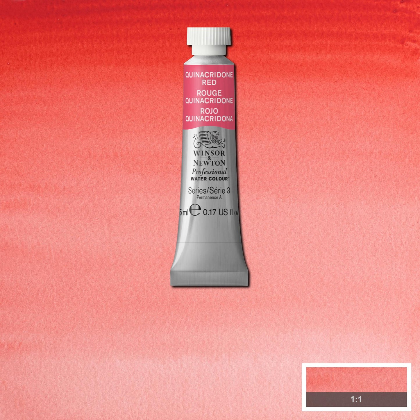 AQUARELA WINSOR NEWTON ARTISTS 5ml 548 QUINACRIDONE RED S3