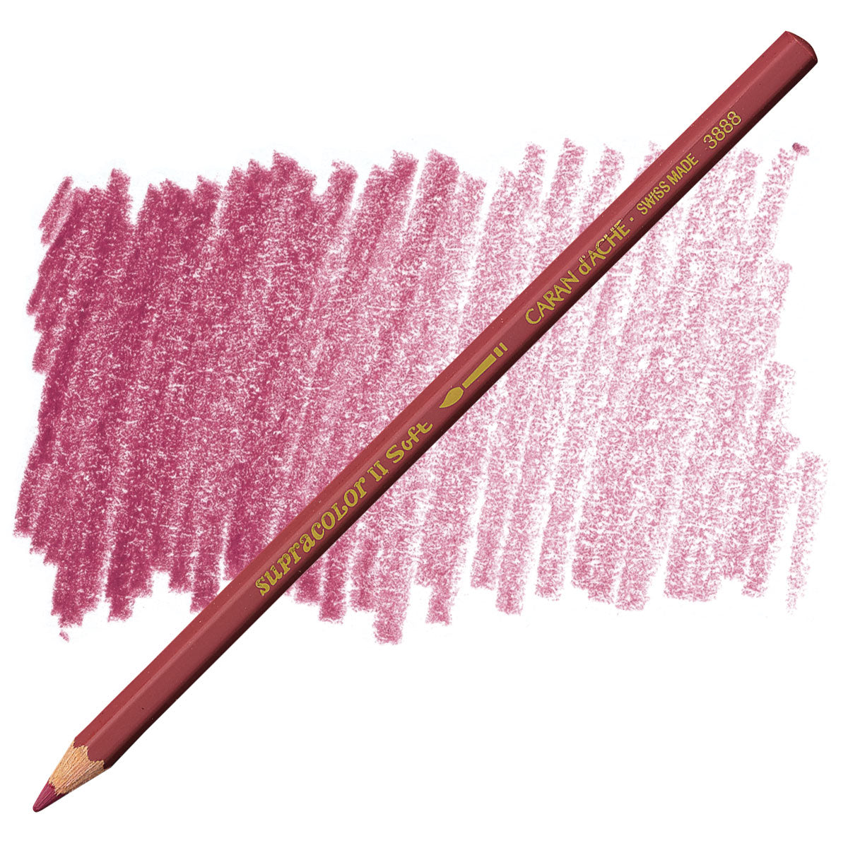 LAPIS AQUARELAVEL CARAN D´ACHE SUPRACOLOR 085 BORDEAUX RED 3888085
