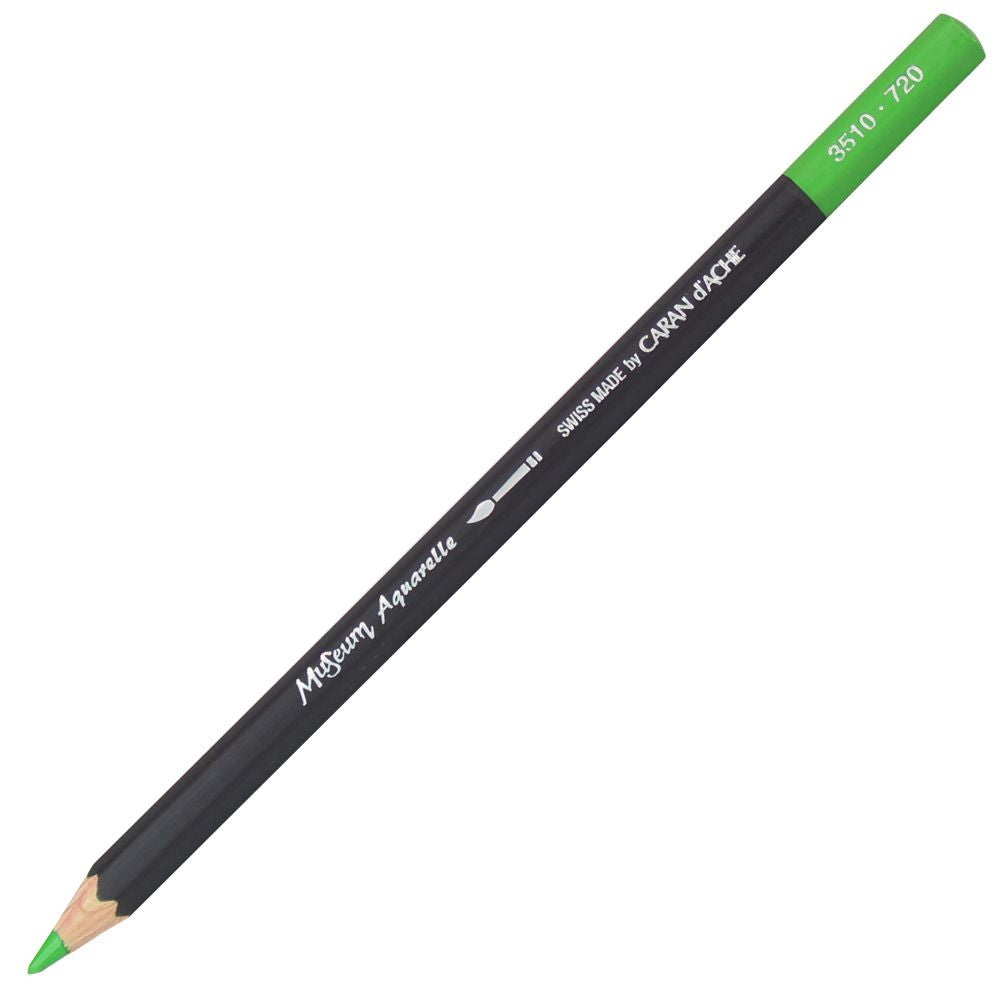 LAPIS AQUARELAVEL CARAN D´ACHE MUSEUM 720 VERDE BRILHANTE 3510720