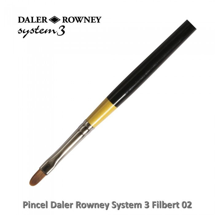 PINCEL DALER ROWNEY SYSTEM 3 FILBERT 02 SY67