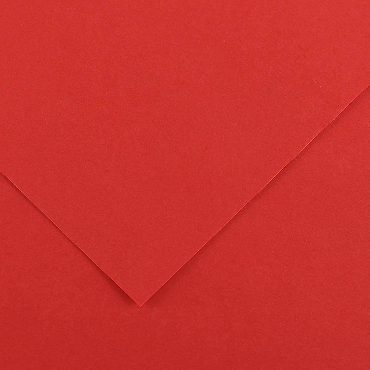 PAPEL CANSON IRIS VIVALDI 120G/M2 50X65 VERMELHO ESCURO
