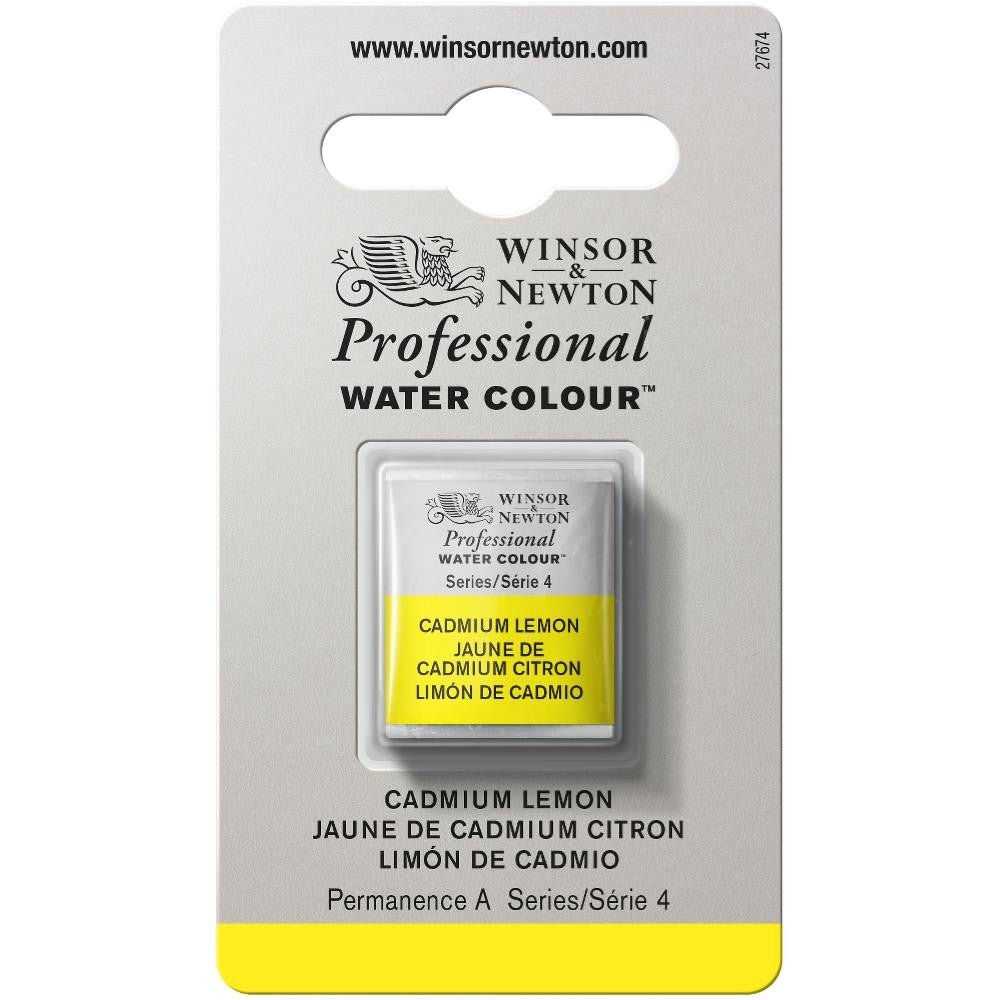 AQUARELA WINSOR NEWTON ARTISTS H PAN 160 CADMIUM LEMON S4 (ANT 086)
