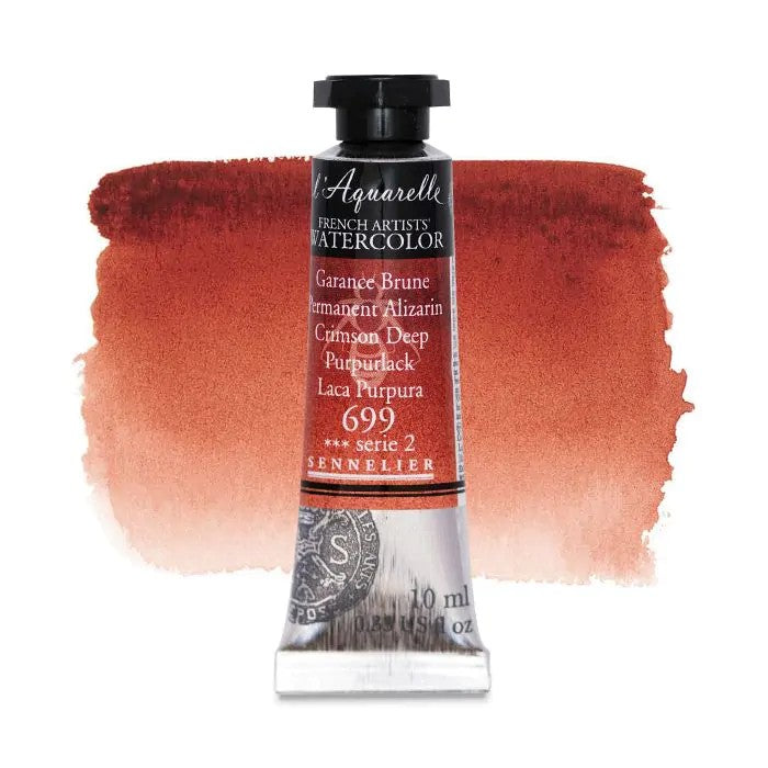 AQUARELA SENNELIER L'AQUARELLE 699 PERMANENT ALIZARIM 10ml S2