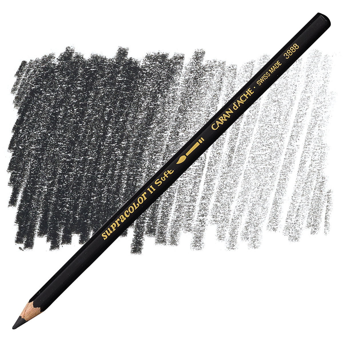 LAPIS AQUARELAVEL CARAN D´ACHE SUPRACOLOR 496 IVORY BLACK 3888496