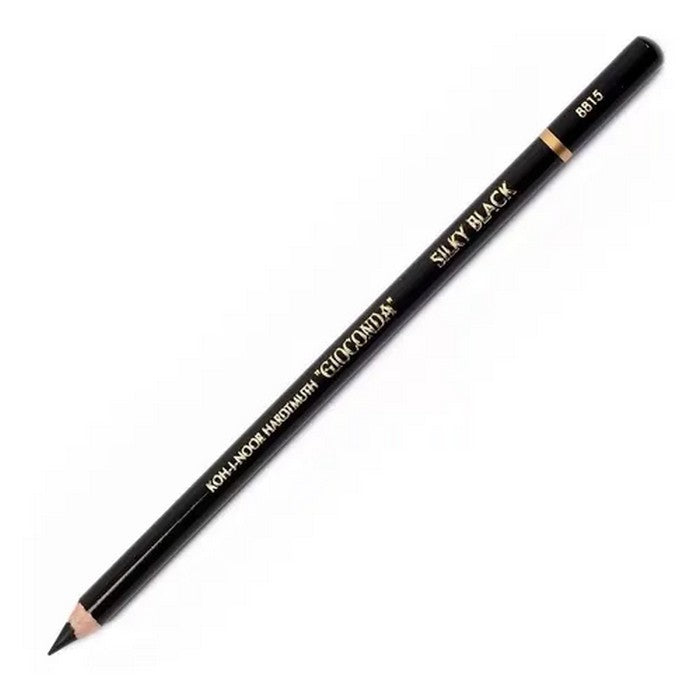 LAPIS CARVAO KOH-I-NOOR OIL SILKY BLACK (NERO) MEDIUM 8815-2