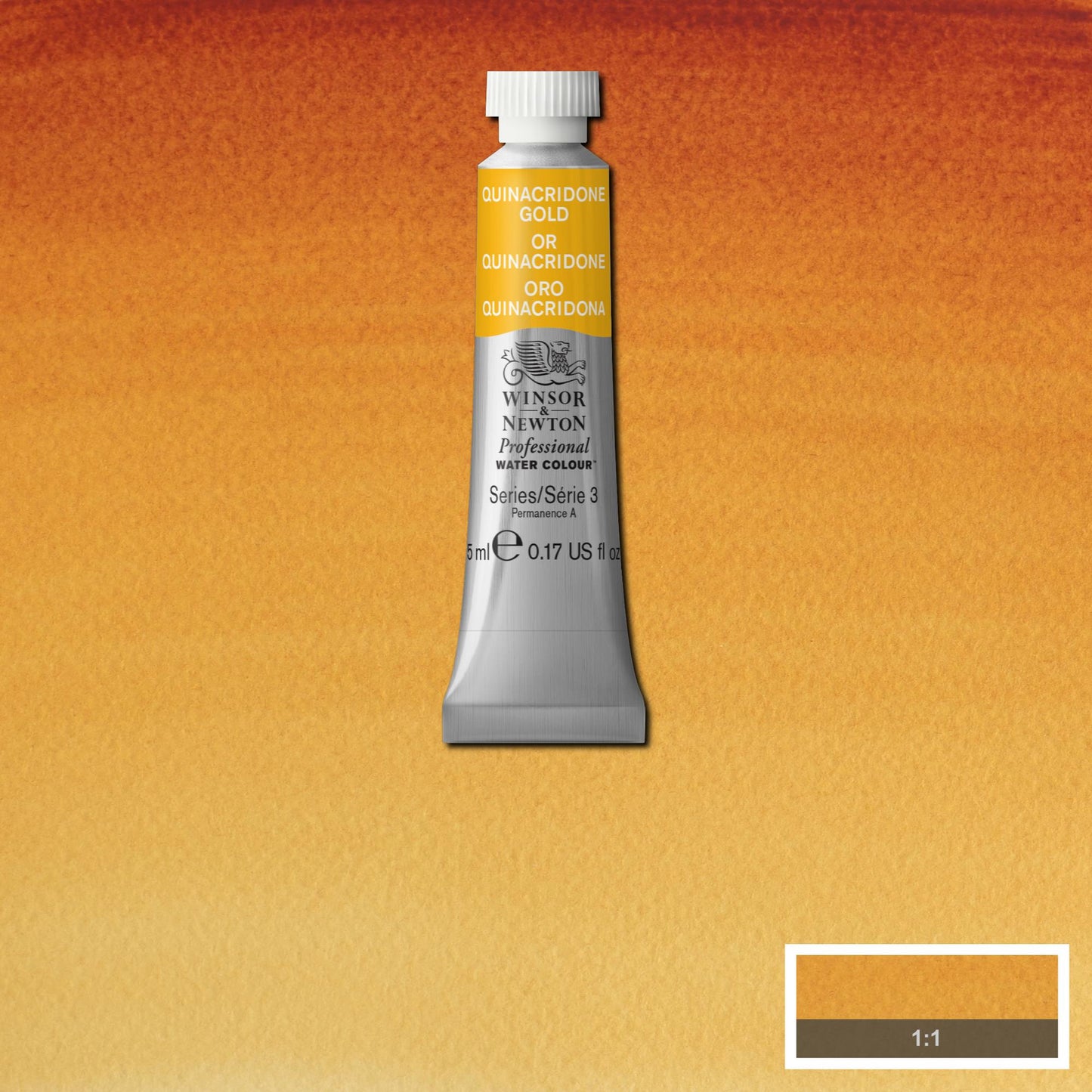 AQUARELA WINSOR NEWTON ARTISTS 5ml 547 QUINACRIDONE GOLD S3
