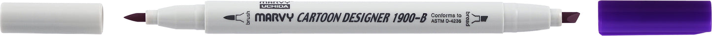 MARCADOR MARVY CARTOON DESIGNER PONTA DUPLA AZUL PRUSSIA 29
