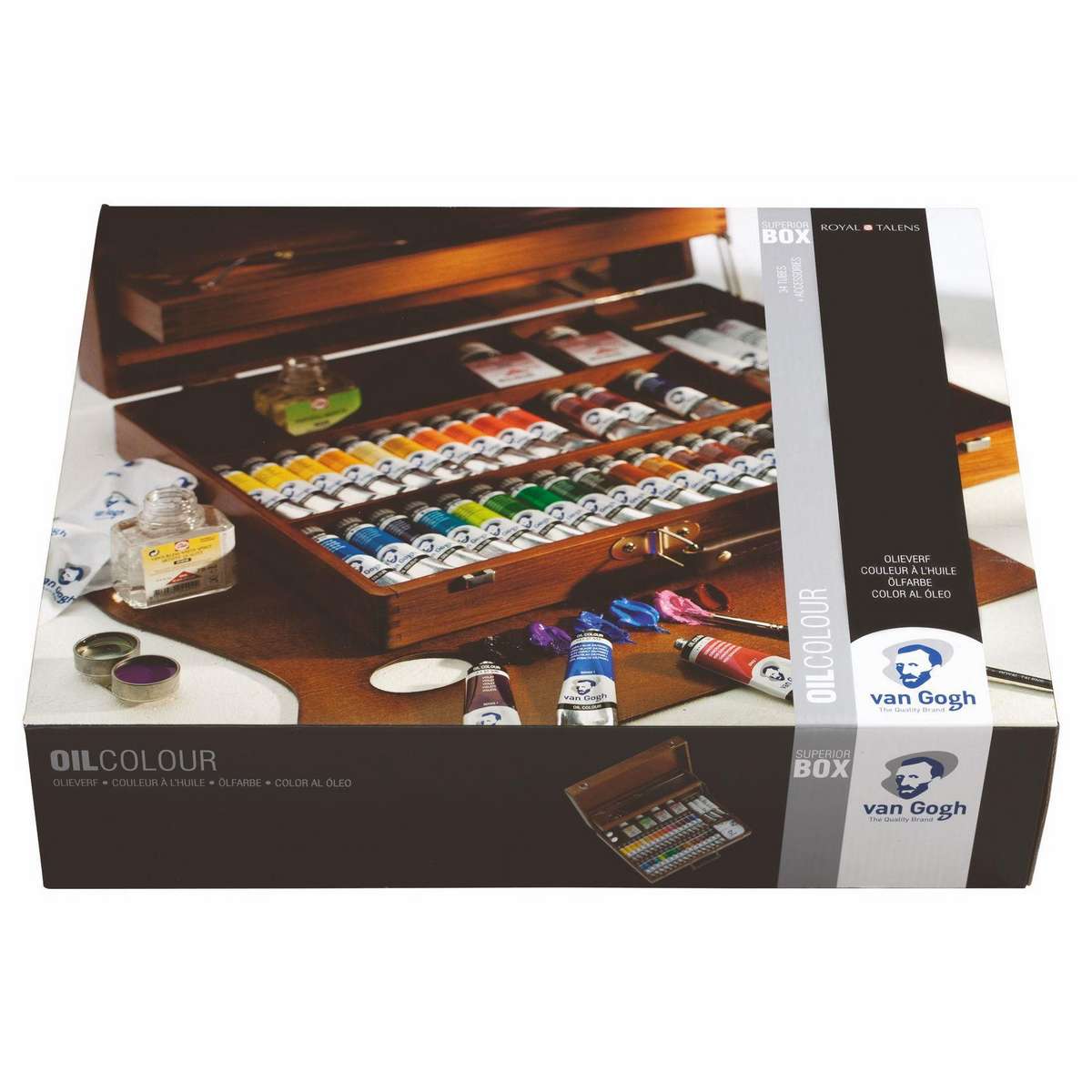 ESTOJO OLEO TALENS VAN GOGH 34 CORES + ACESS SUPERIOR
