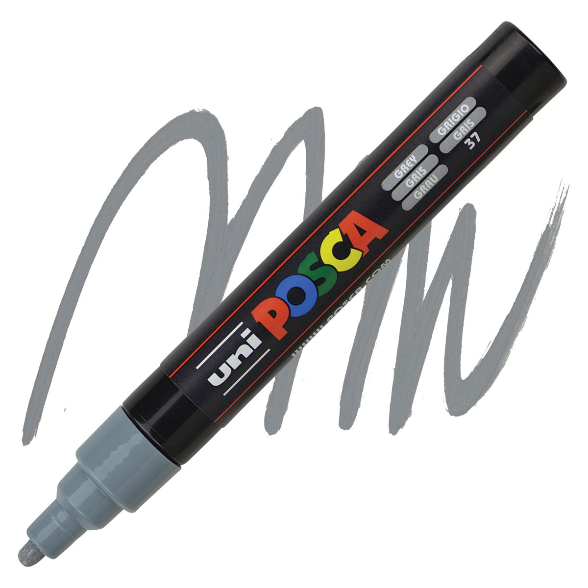 CANETA POSCA PC-5M 37 CINZA