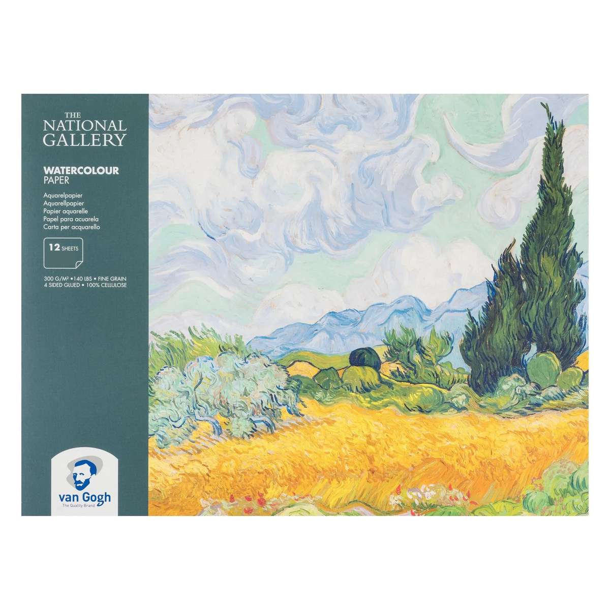 BLOCO TALENS VAN GOGH AQUARELA NATIONAL GALLERY 300G/M2 30x40cm