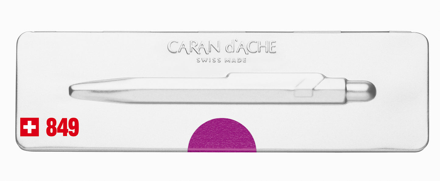 CANETA CARAN D'ACHE 849 POP LINE METAL - VIOLET