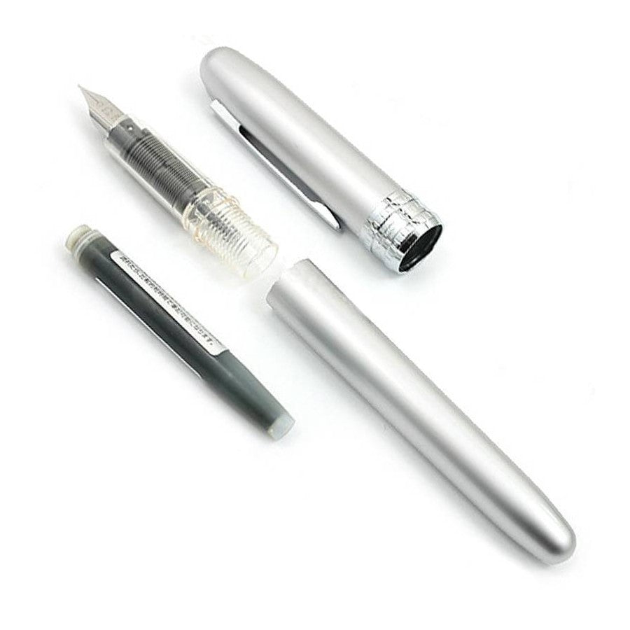 CANETA TINTEIRO PLAISIR PLATINUM 0.5 ICE WHITE PGB-1000 3
