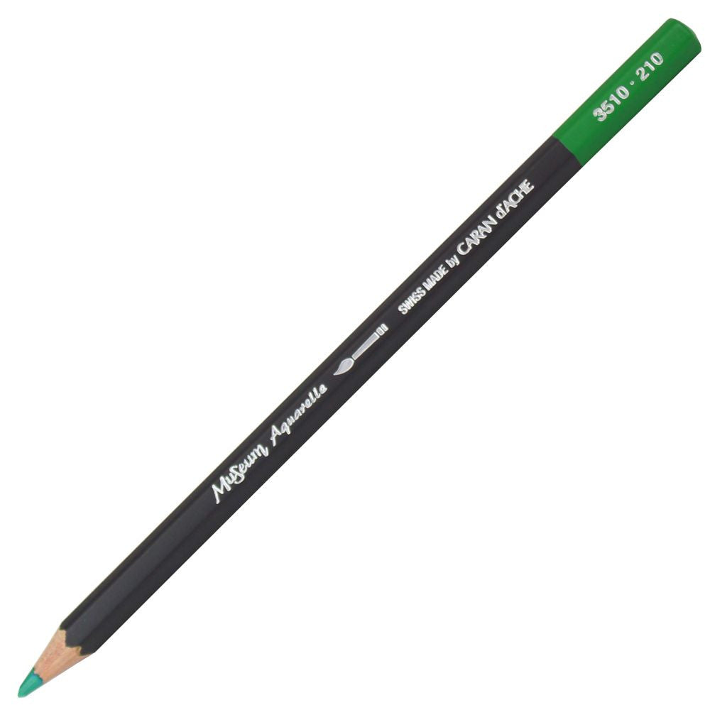 LAPIS AQUARELAVEL CARAN D´ACHE MUSEUM 210 VERDE ESMERALDA 3510210