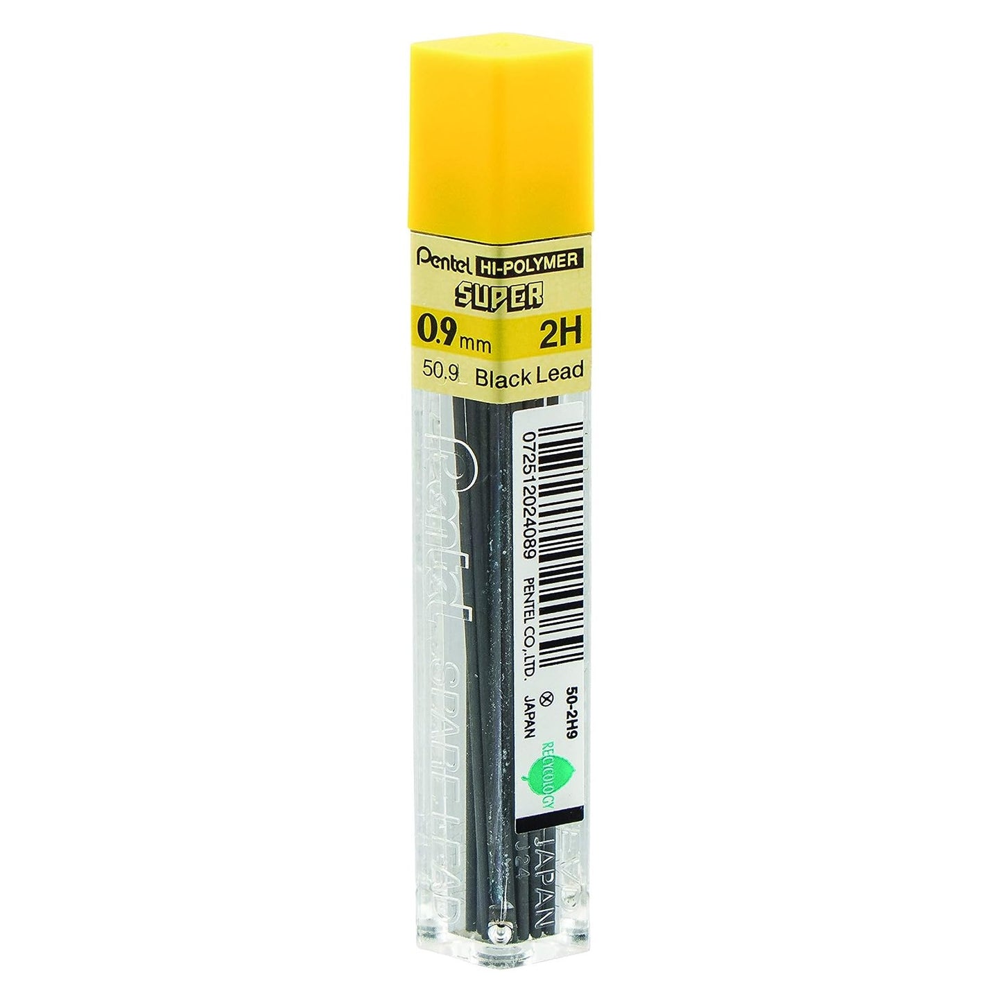 GRAFITE PENTEL 0,9MM 2H 12 MINAS