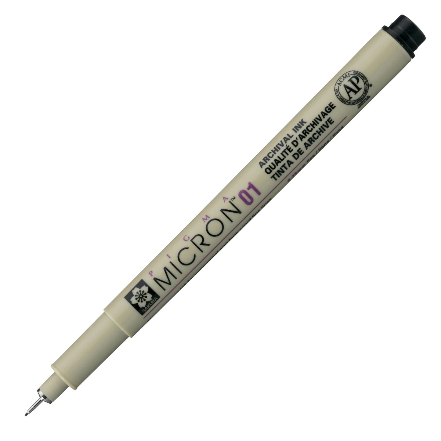 CANETA SAKURA PIGMA MICRON 0,1mm PRETO
