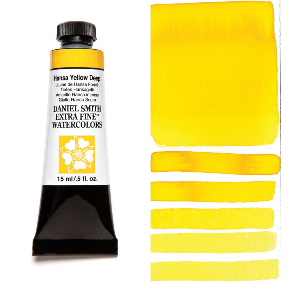 AQUARELA DANIEL SMITH 15ml EXTRA FINE Hansa Yellow Deep 040