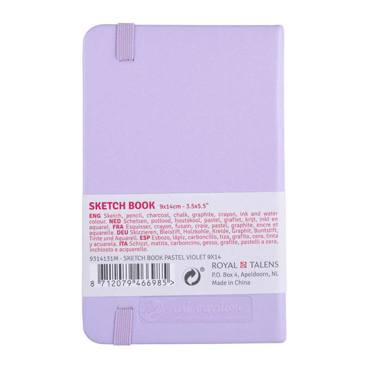 SKETCHBOOK TALENS PASTEL VIOLET 09X14 80 FOLHAS